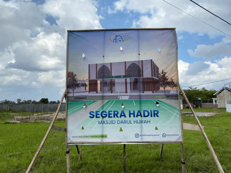 Masjid di kawasan Perumahan Indah Sejahtera Golf Residence, Bandar Lampung